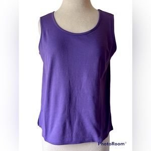 Drapers and Damon’s Purple Knit Tank Top